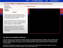 Tablet Screenshot of frontsightchallenge.com